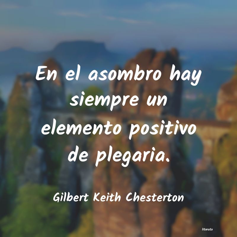 Frases de Gilbert Keith Chesterton