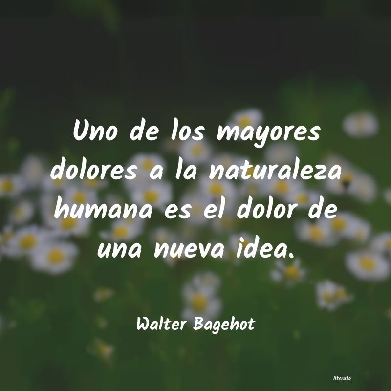 frases de Walter Bagehot