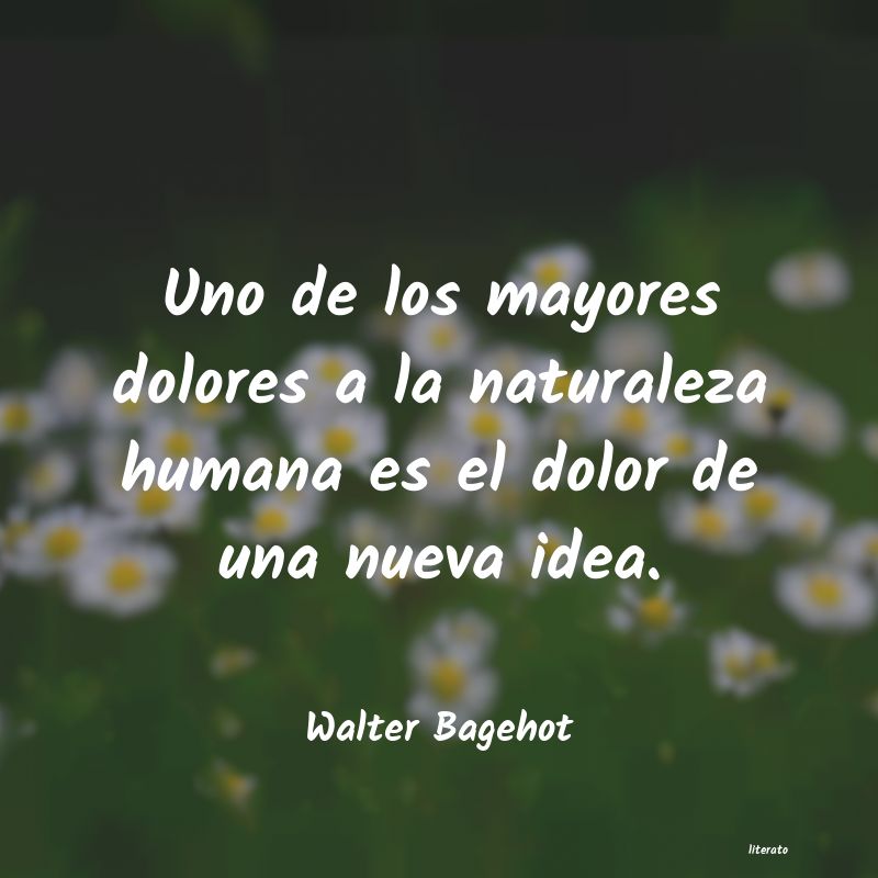 Frases de Walter Bagehot