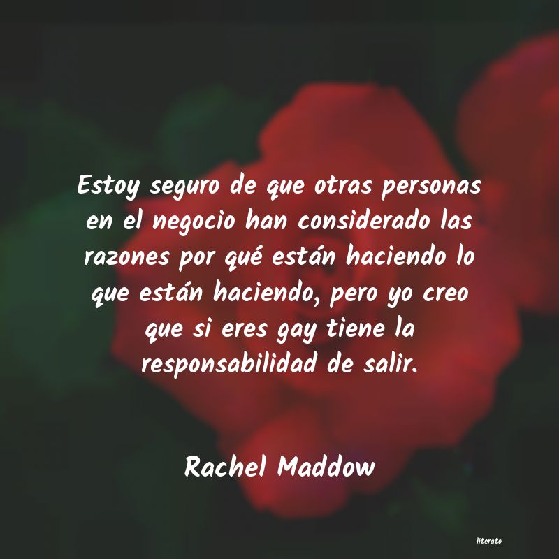 Frases de Rachel Maddow