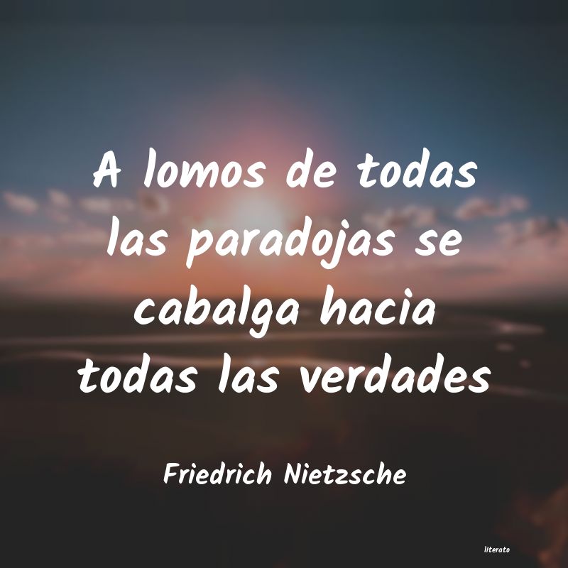 Frases de Friedrich Nietzsche