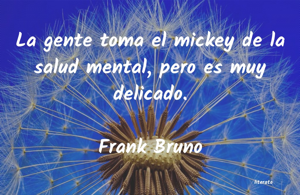 frases de Frank Bruno