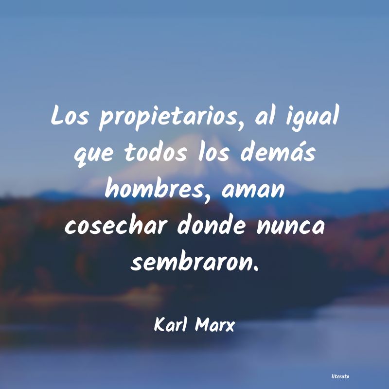 Frases de Karl Marx