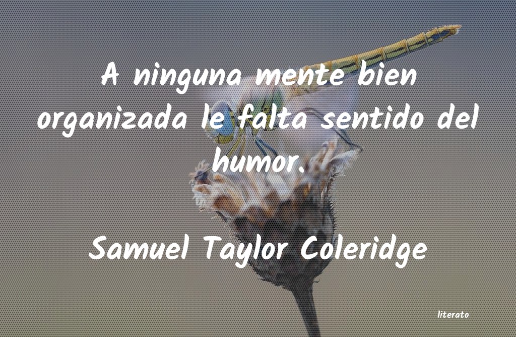 frases de Samuel Taylor Coleridge
