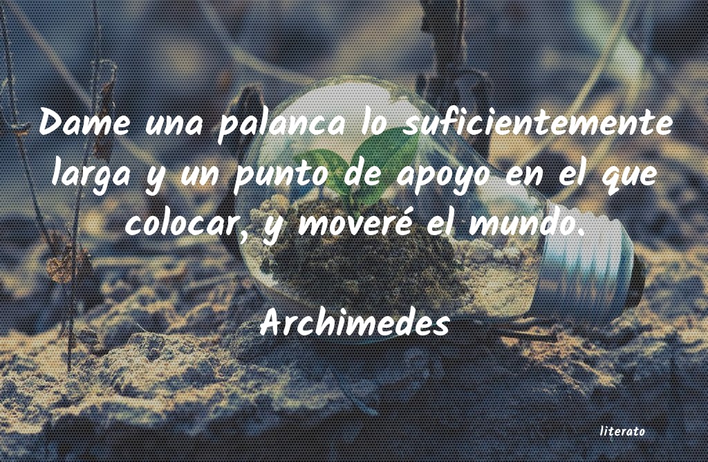 frases de Archimedes