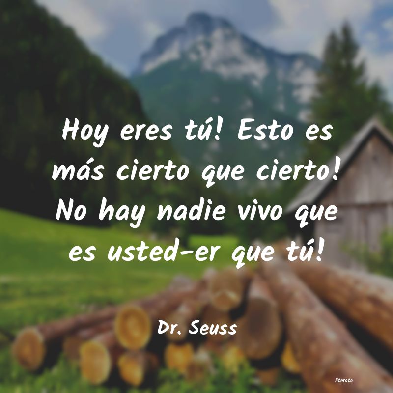 frases de Dr. Seuss