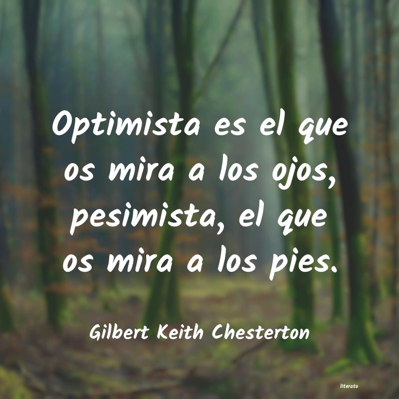 frases de Gilbert Keith Chesterton