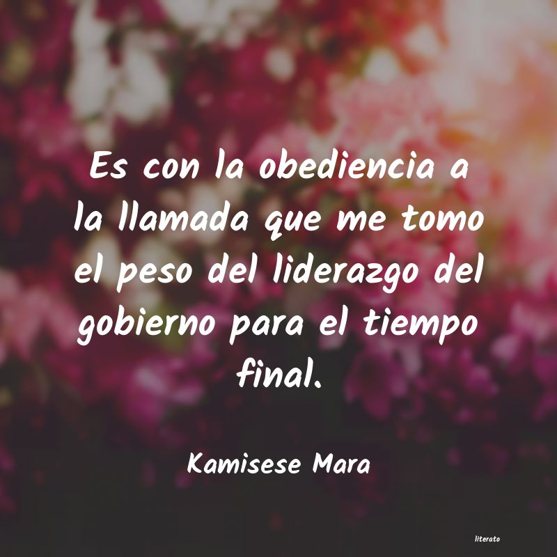 frases de Kamisese Mara