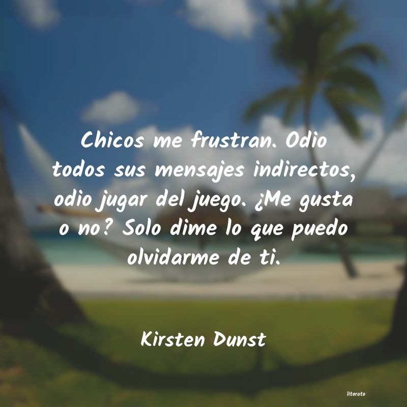 frases de Kirsten Dunst