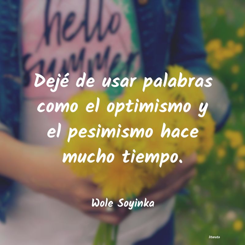 frases de Wole Soyinka