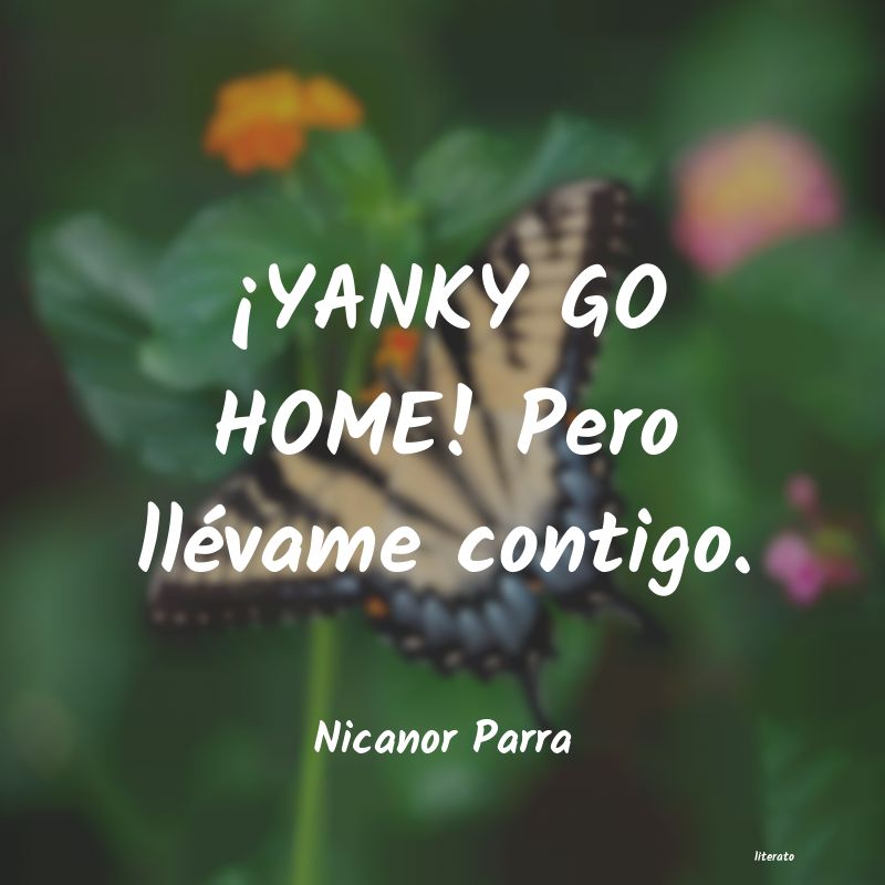 frases de Nicanor Parra
