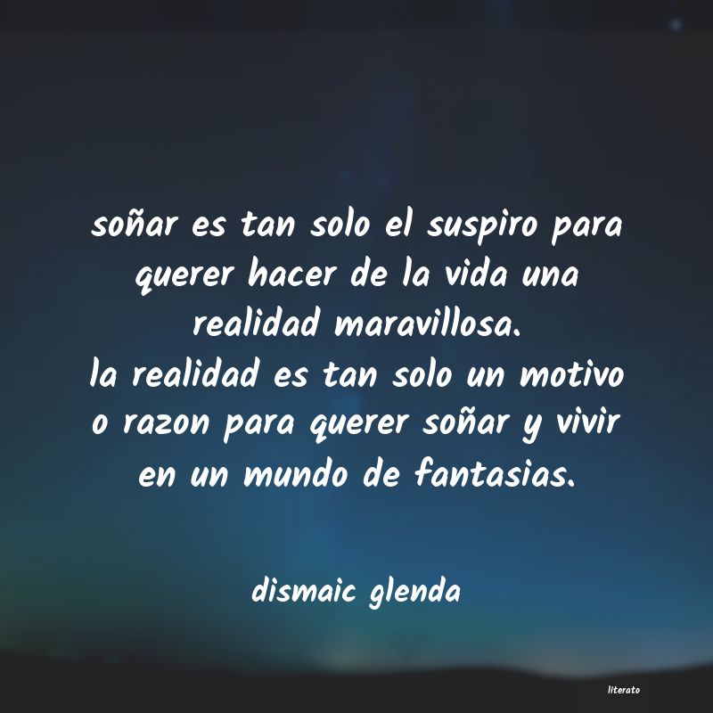 frases de dismaic glenda