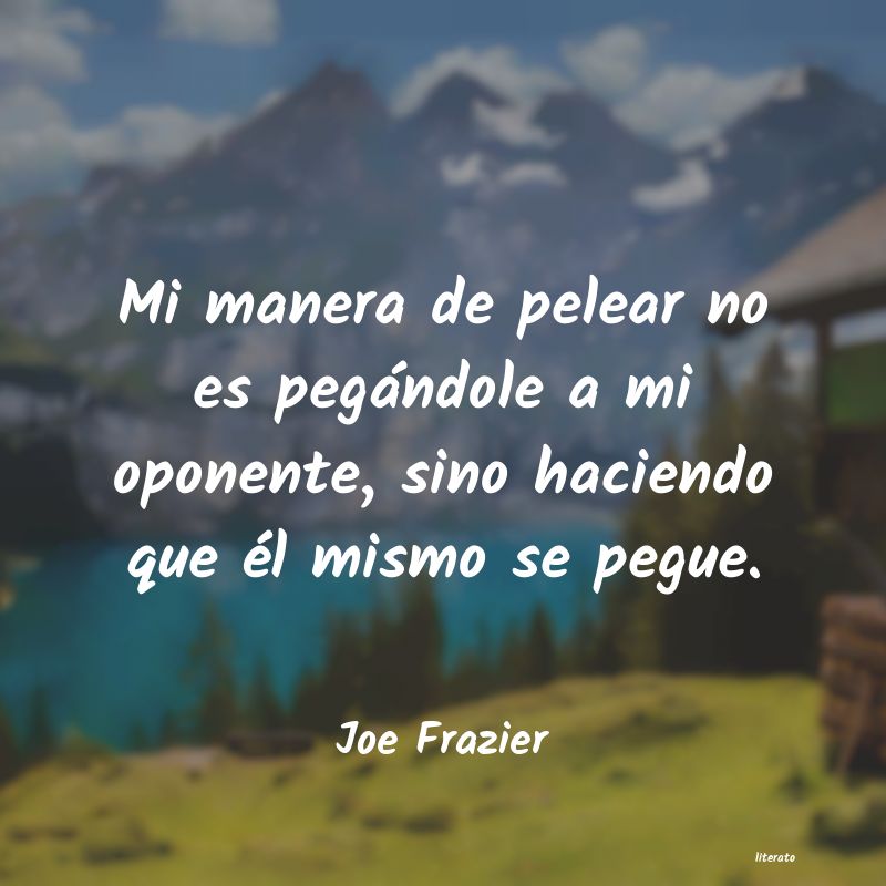 Frases de Joe Frazier