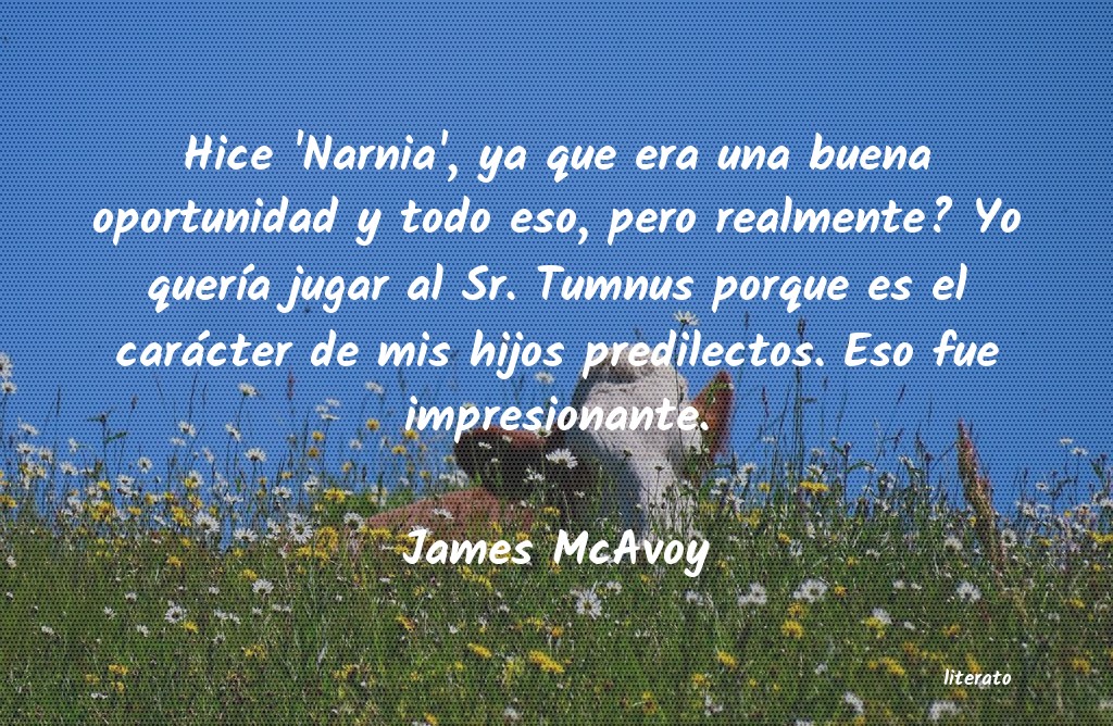 Frases de James McAvoy