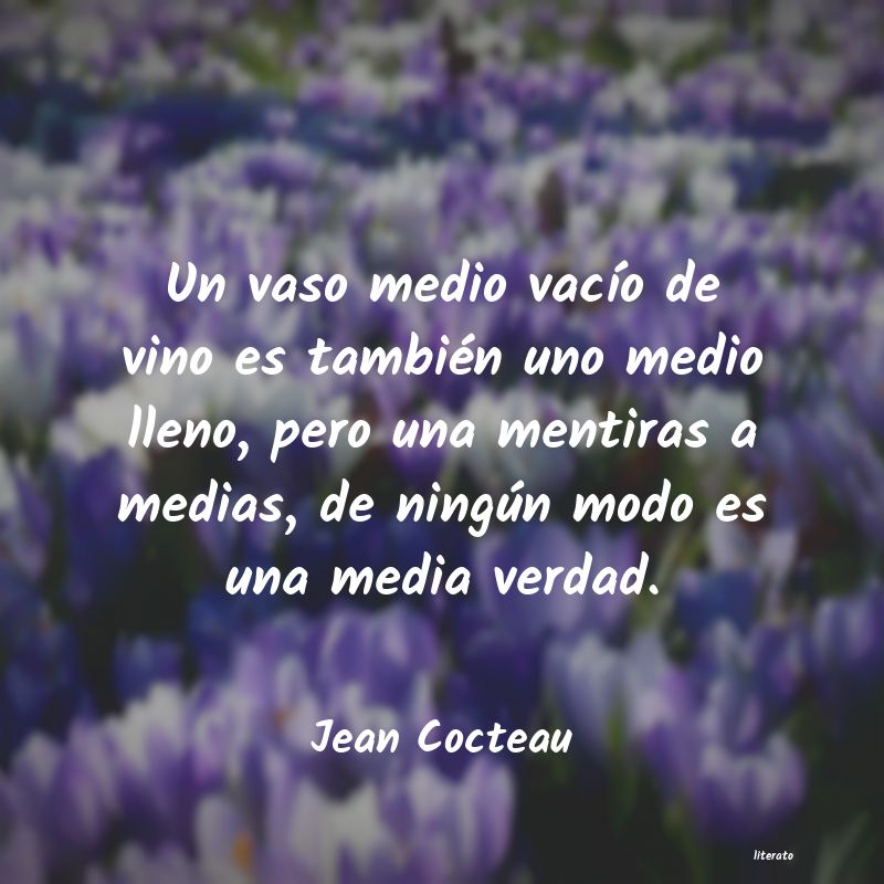 frases de Jean Cocteau