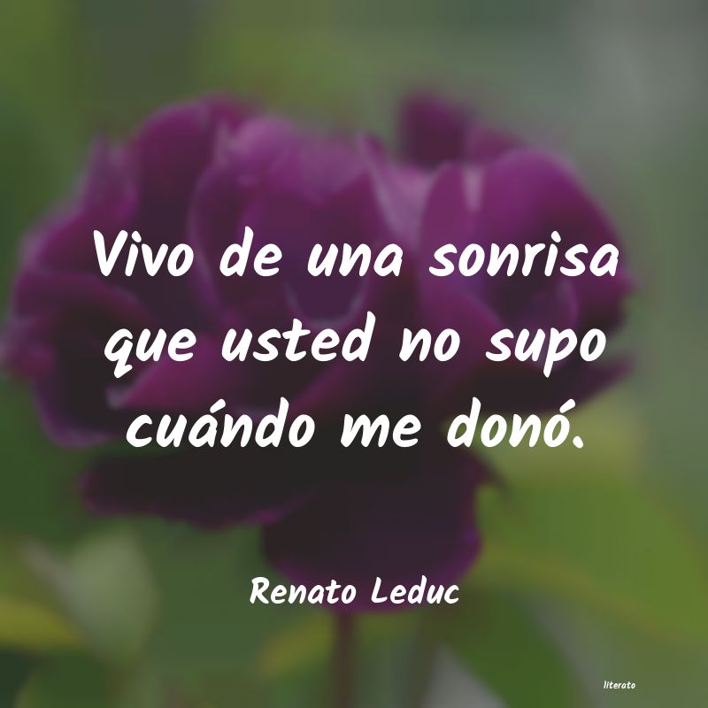 frases de Renato Leduc