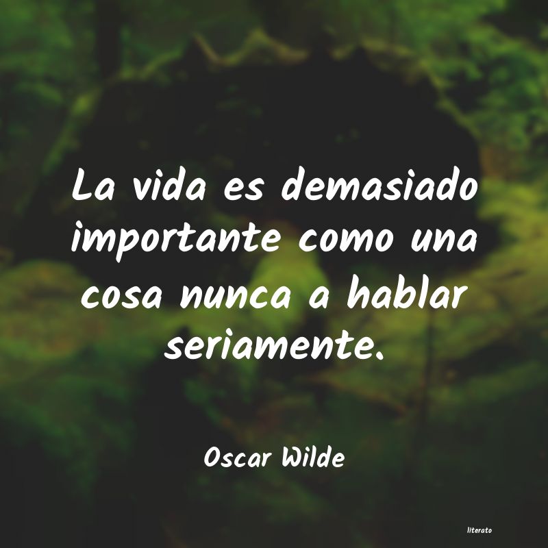 Frases de Oscar Wilde