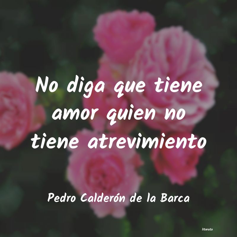 frases de Pedro Calderón de la Barca