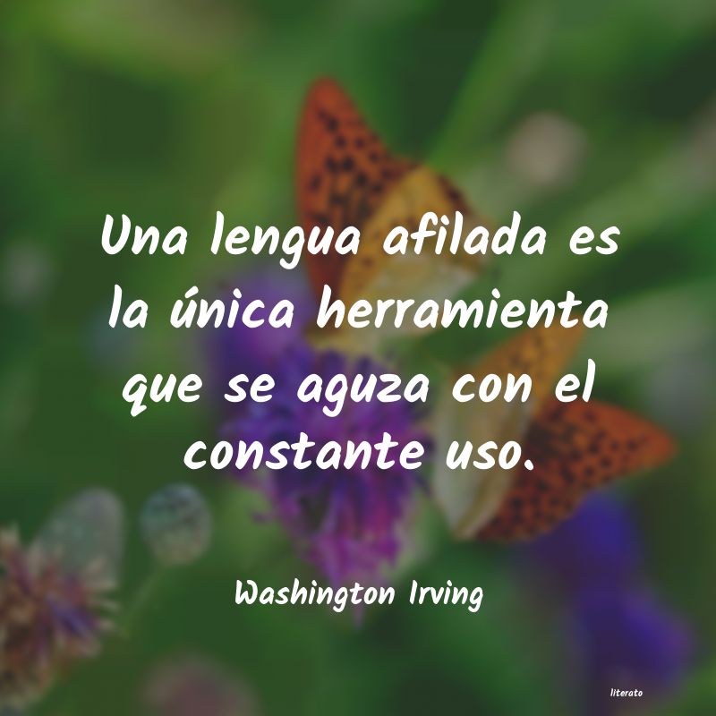 Frases de Washington Irving