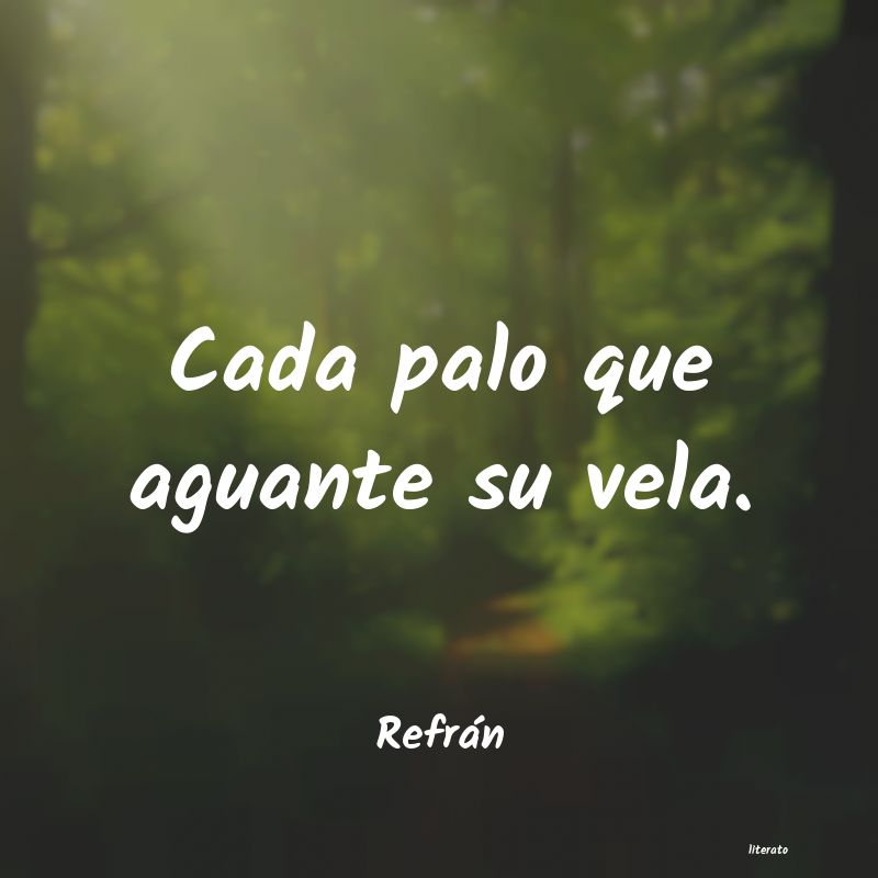 Frases de Refrán