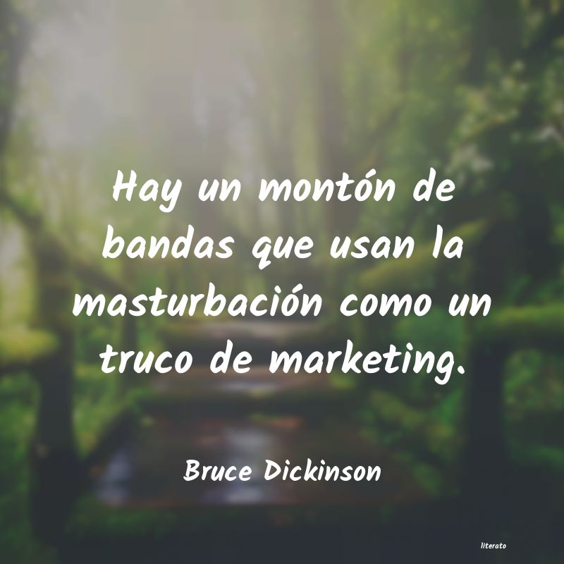 Frases de Bruce Dickinson