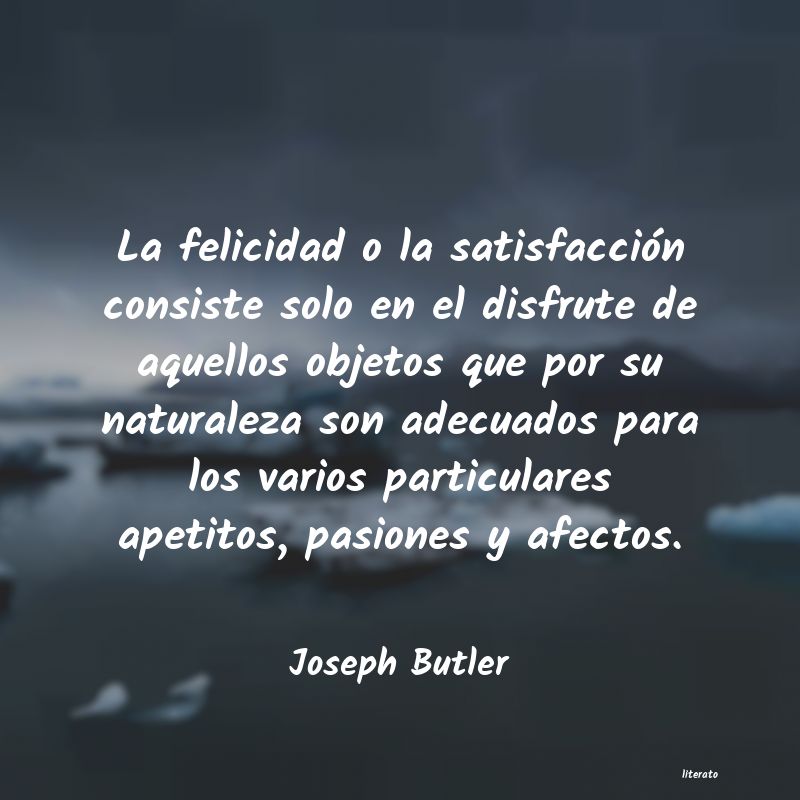 Frases de Joseph Butler