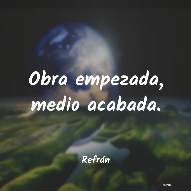 Frases de Refrán