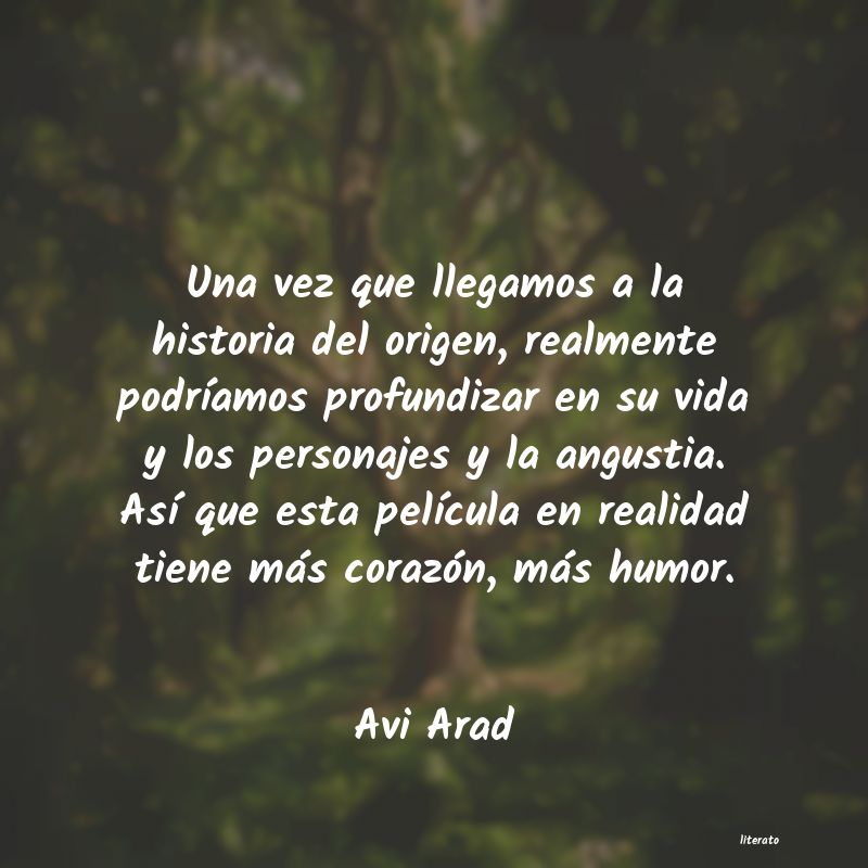 frases de Avi Arad