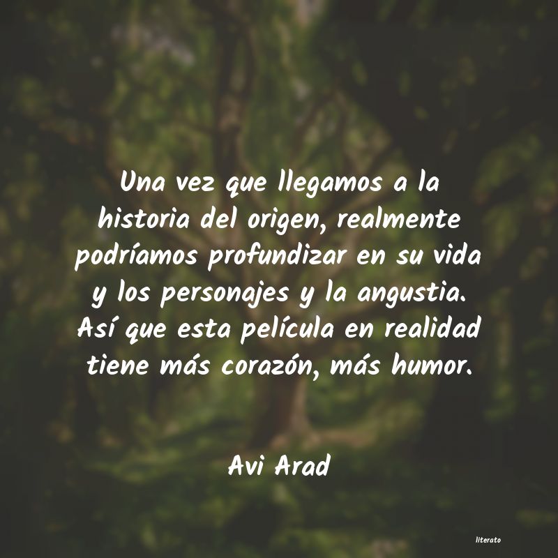 Frases de Avi Arad