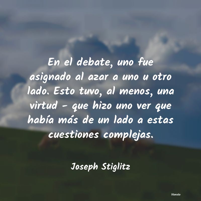 Frases de Joseph Stiglitz