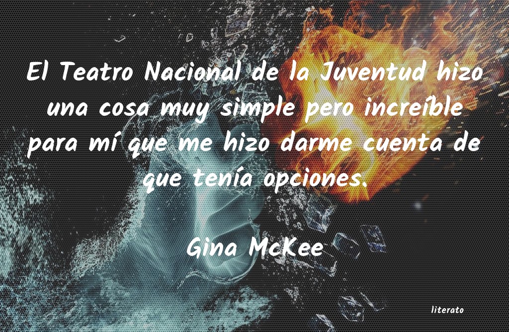 Frases de Gina McKee