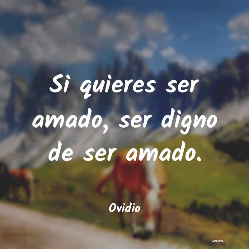 frases de Ovidio