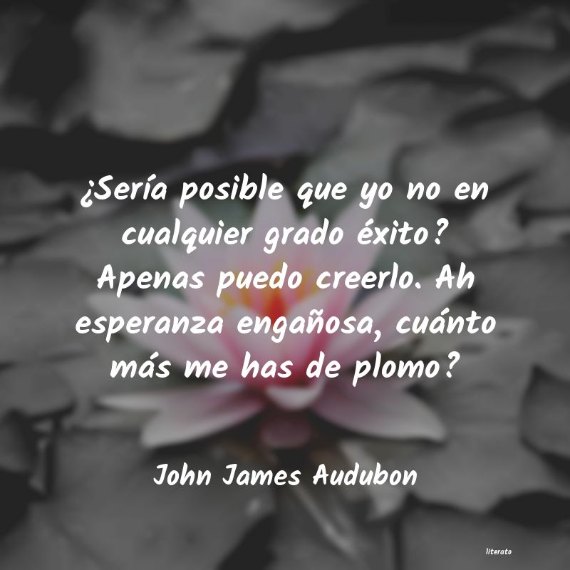 Frases de John James Audubon