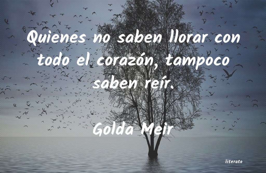 frases de Golda Meir