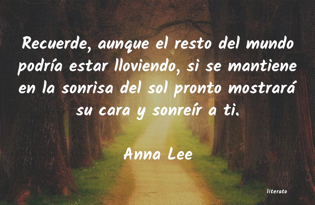 frases de Anna Lee