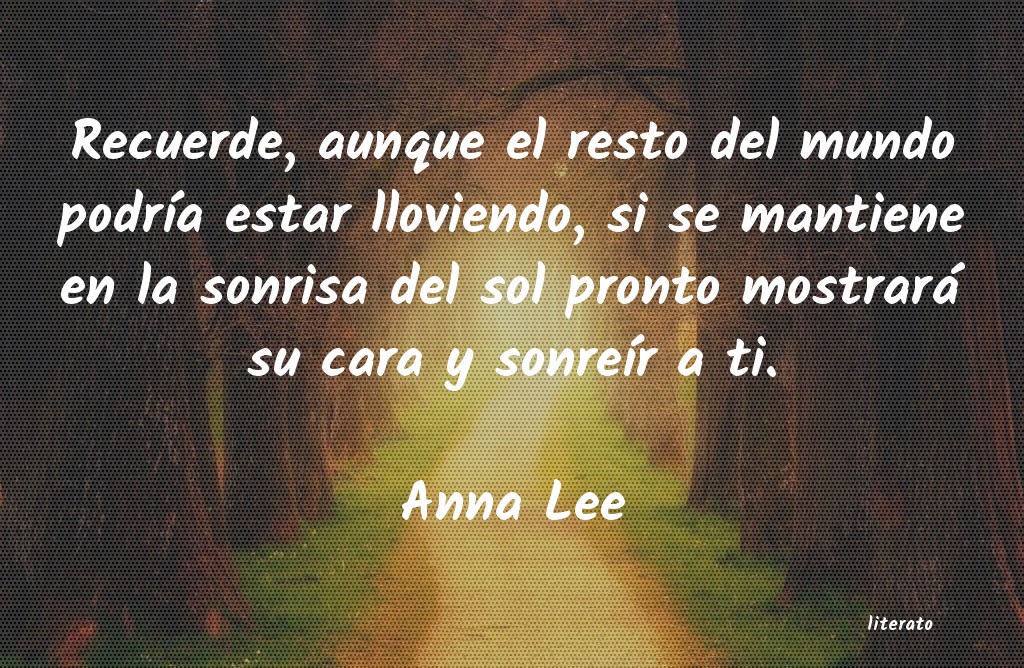 Frases de Anna Lee