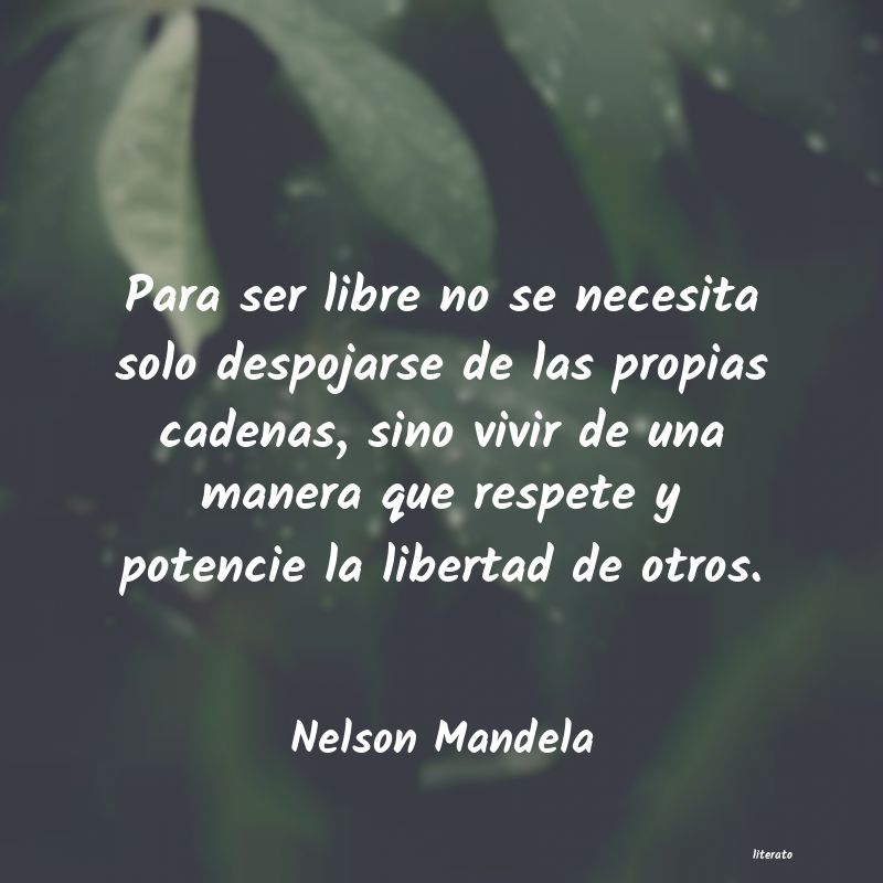 frases de Nelson Mandela