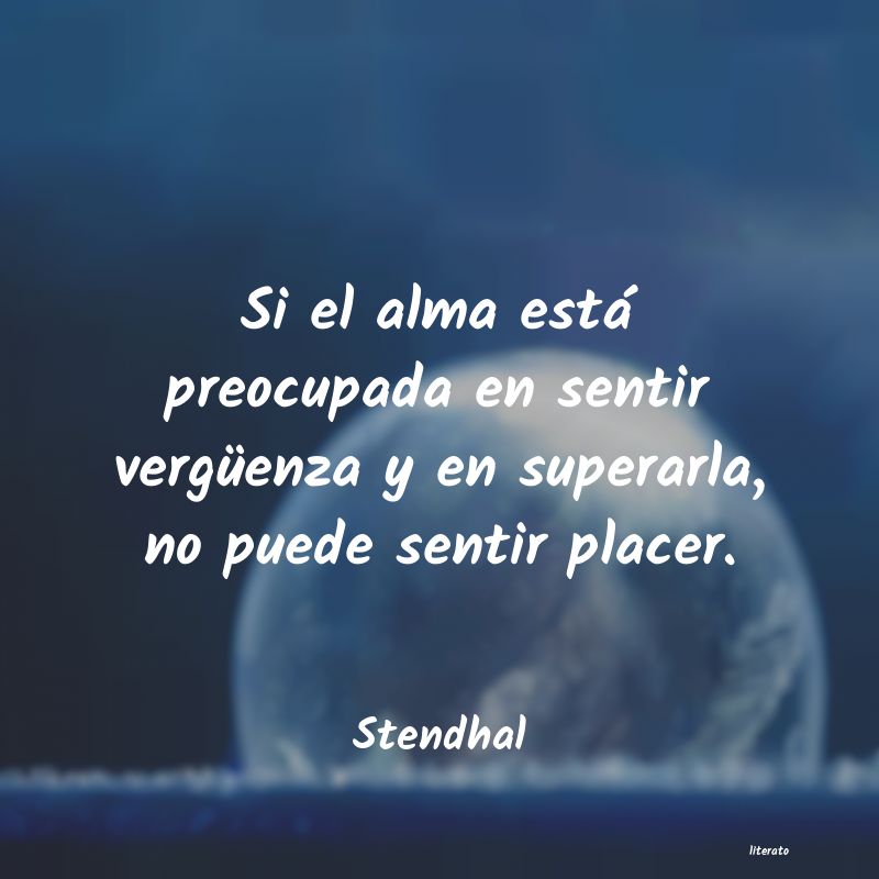 frases de Stendhal