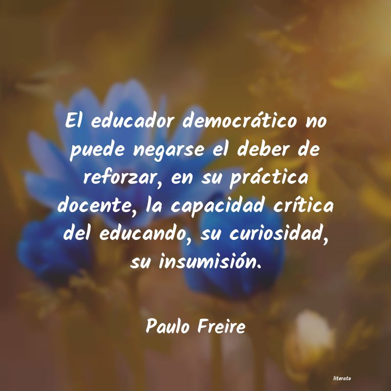 Frases de Paulo Freire