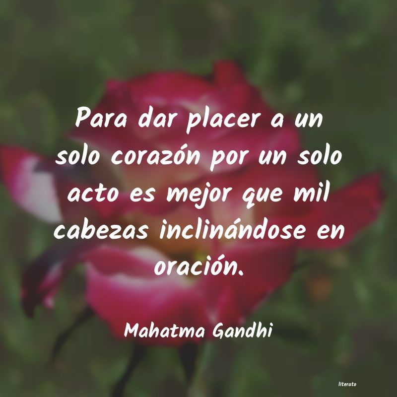 Frases de Mahatma Gandhi