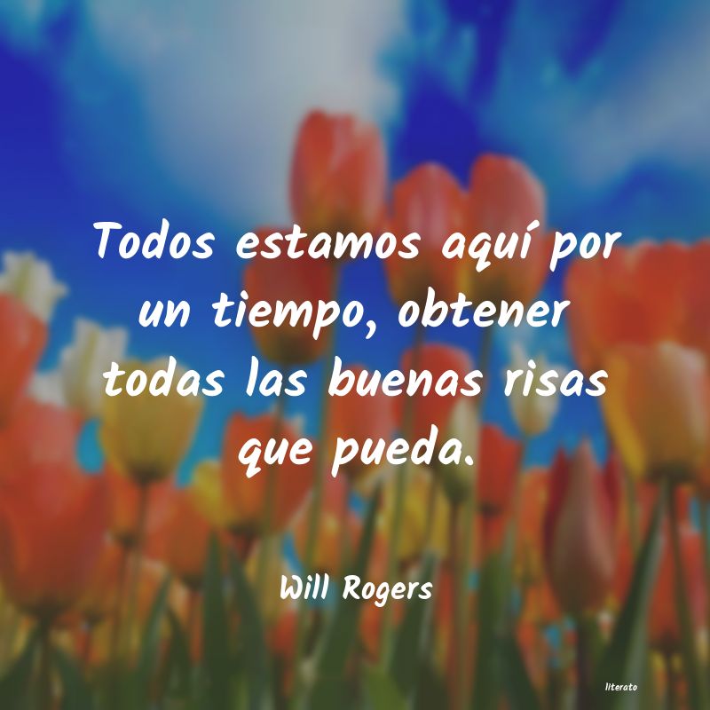 frases de Will Rogers