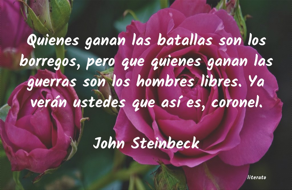 frases de John Steinbeck