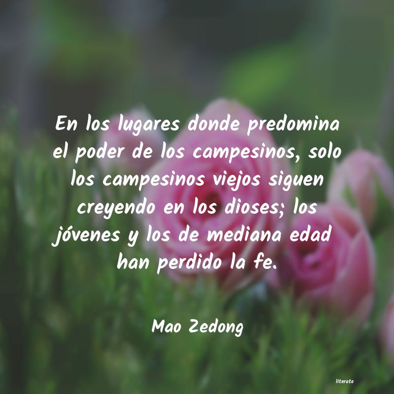 frases de Mao Zedong