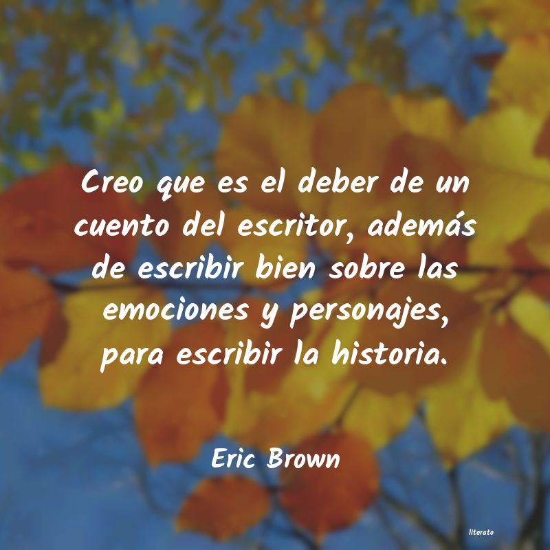 frases de Eric Brown