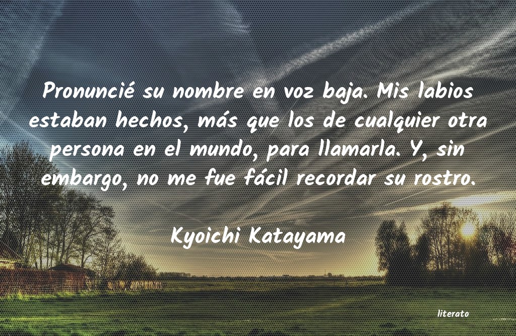Frases de Kyoichi Katayama