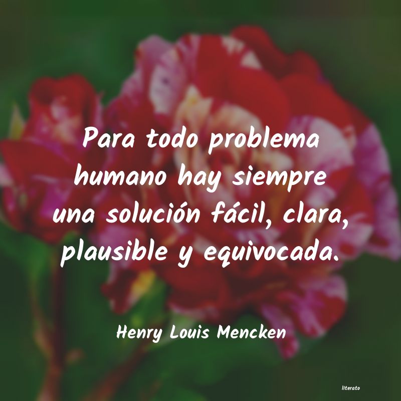 Frases de Henry Louis Mencken