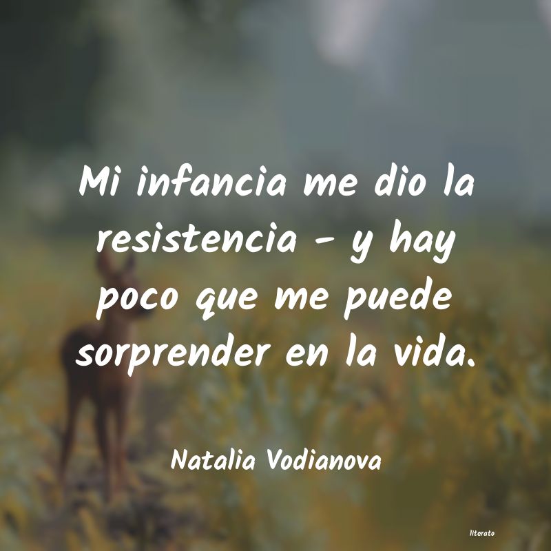 Frases de Natalia Vodianova