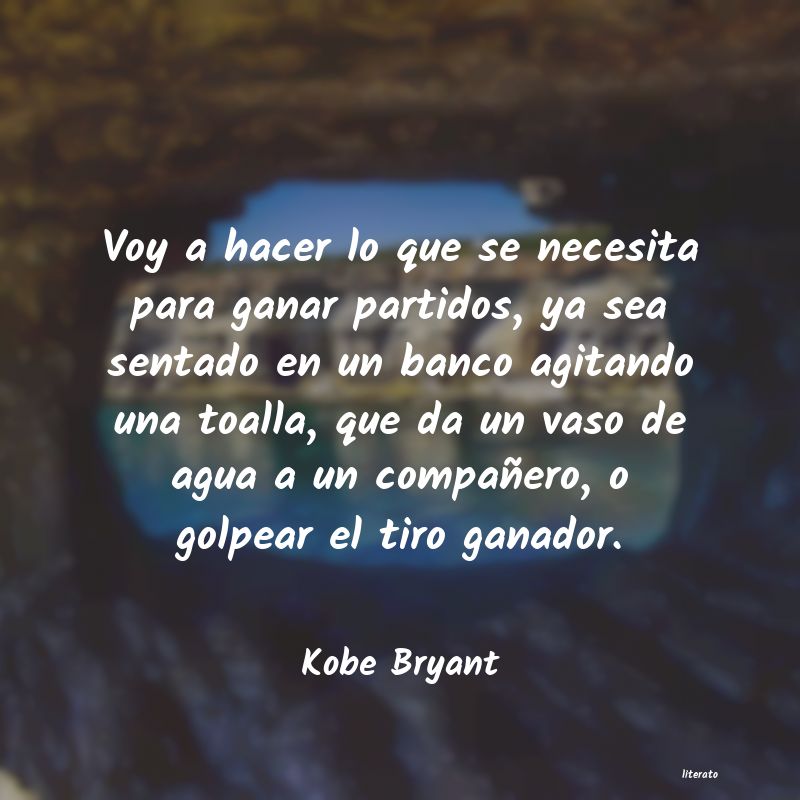 frases de Kobe Bryant
