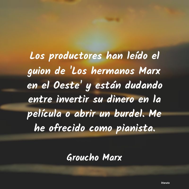 Frases de Groucho Marx