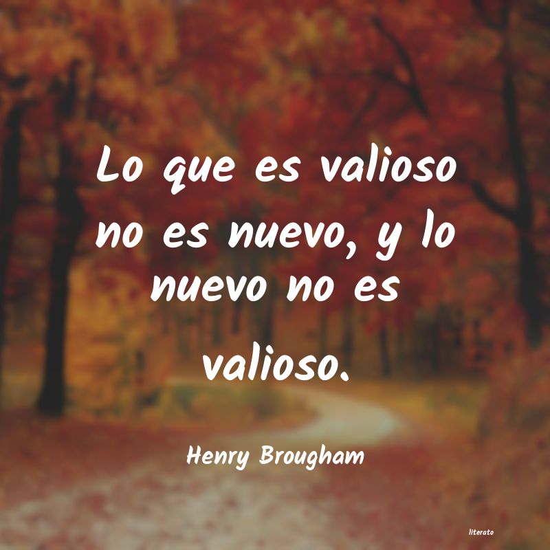frases de Henry Brougham